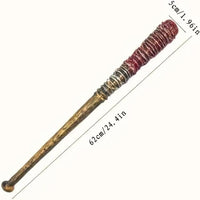 Boolavard Realistic Blood-Infused Baseball Bat with Scary Halloween Design - Durable Plastic & Foam, Perfect for Horror Parties