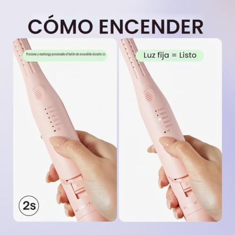 Wavytalk Cool Curl Pencil 0.65" Airflow - Plancha rizadora para cabello corto y duendecillo