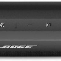 Bose SoundLink Flex Portable Bluetooth Speaker (2nd Gen), Outdoor Speaker with Hi-Fi Audio, Up to 12 Hours Battery, Waterproof and Dustproof, + Slinger Hard Travel Case & USB Plug (Black)