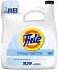 Tide Free & Gentle Liquid Laundry Detergent, 105 fl oz, 80 Loads, HE Compatible (Pack of 2)