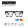 OhO Smart Glasses,Safety Glasses with Bluetooth Speaker,Indoor/Outdoor UV Protection and Voice Control,Unisex(Blue Light Lens)