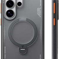 TORRAS Ostand Q3 Air for iPhone 17 Pro Max Case with 360 Magnetic Stand, Fit for MagSafe, Mil-Grade Drop Tested, Camera Control Button, Shockproof Phone Case for iPhone 17 Pro Max 6.9", Horizon Orange