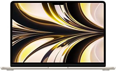 Apple 2022 MacBook Air with Apple M2 Chip, 13-inch, 8GB RAM, 256GB SSD Storage, Starlight (Renewed Premium)