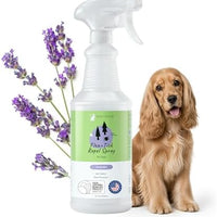 kin+kind Natural Flea and Tick Prevention for Dogs – Non-Greasy Coat Spray, Vet-Formulated, Lavender, 12 fl oz