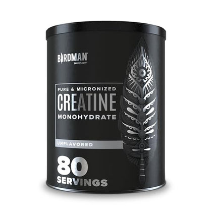 Micronized Creatine Monohydrate Powder, Muscle Recovery, Caffeine Free, Creatine Pre Workout, Vegan, Post Workout, Gluten Free, Sugar Free | 80 Servings (5 Grams Each) | 0.8lb