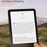 Amazon Kindle Paperwhite Signature Edition 32GB (newest model) – 20% faster with auto-adjusting front light, wireless charging, and weeks of battery life – Metallic Black