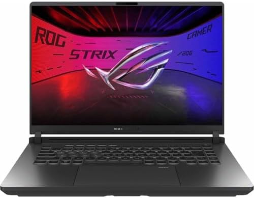 ASUS ROG Strix G16 (2025) Gaming Laptop, 16” ROG Nebula Display 16:10 2.5K 240Hz/3ms, NVIDIA® GeForce RTX™ 5060 Laptop GPU, Intel® Core™ Ultra 9 Processor 275HX, 32GB DDR5, 1TB PCIe SSD, Wi-Fi 7