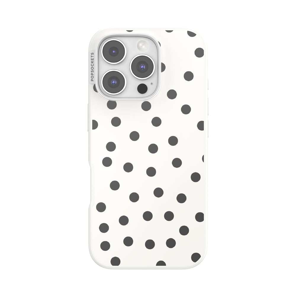 PopSockets iPhone 16 Pro Phone Case with MagSafe- Spotlight Dots