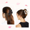 12 Pack Square Claw Clips, Large and Small Hair Claw Clips for Women Thick Thin Hair (Neutral)