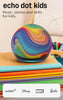 Amazon Echo Dot Kids (newest model) - Designed for kids, with Alexa+ Early Access, parental controls, Includes 1 Year of Amazon Kids+, Rainbow Swirl