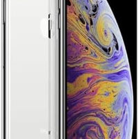 Apple iPhone XS Max, 64GB, Silver - Fully Unlocked (Renewed)