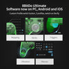 AKNES 8Bitdo Pro 2 Bluetooth Controller, Hall Effect Joystick Update, Gaming Controller Compatible with Switch 2, Switch, Apple, Windows, Steam Deck, Android, Raspberry Pi - Jade Green