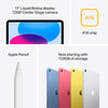 New Apple iPad 11-inch: A16 chip, 11-inch Model, Liquid Retina Display, 256GB, Wi-Fi 6, 12MP Front/12MP Back Camera, Touch ID, All-Day Battery Life — Blue