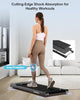 Walking Pad Under Desk Treadmill, Portable Small Treadmills for Home and Office, 2.5HP Super Quiet Brushless Motorized Walking Jogging Running Machine with Remote Control