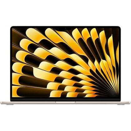 2023 Apple MacBook Air with Apple M2 chip (15.3-inch, 8GB RAM, 256GB SSD Storage) (QWERTY English) Starlight (Renewed)