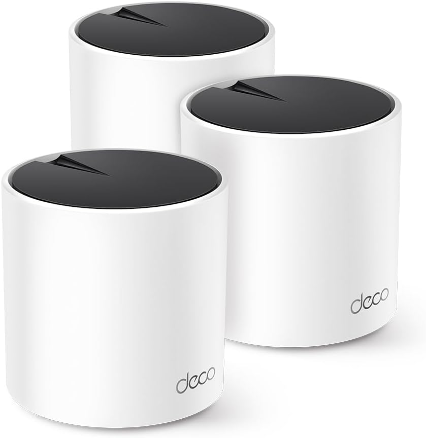 TP-Link Deco X25 AX1800 Whole-Home Mesh Wi-Fi 6 System, 2 Ports, 2.4 GHz/5 GHz