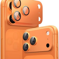 TORRAS for iPhone 17 Pro Max Camera Lens Protector, Cosmic Orange, 1 Pack | One-Piece Camera Protection, Full Camera Island Coverage, 1:1 Invisible Fit, Metal Frame & 9H+ Glass, 12FT Drop Protection