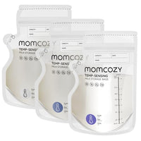 Momcozy 8oz Breastmilk Storage Bags,Temp-Sensing & Pour Spout,200 Count