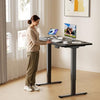 Electric Dual Motor Standing Desk Frame, Adjustable Desk Legs with 3 Memory Controller, Black Frame Only