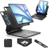 ESR iPad Air 11 Inch Case with Keyboard (M3,2025/M2,2024) & iPad Pro 11/Air 5/4 Gen Keyboard, Easy-Set Magnetic Stand, Portrait/Raised Modes, with Removable Protective Case, Black【NOT for Pro 11 M4】