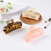 laxizar Hair Claw Clips 8 Pack Tortoise Barrettes Rectangle Shape Clips 3 Inch Fashion Hair Clips for Women