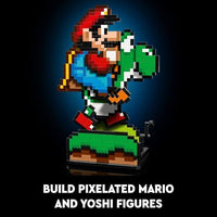 LEGO Super Mario World: Mario & Yoshi Building Set for Adults, Ages 18+ - Gift Idea for Birthdays - DIY Craft for Fans of Nintendo Game - Home or Office Display - 71438