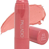 Palladio I'm Blushing - Tinte 2 en 1 para mejillas y labios, rubor crema ligero construible, fórmula hidratante multibarra transparente, uso durante todo el día, fácil aplicación, brillante, se mezcla perfectamente con la piel, delicado
