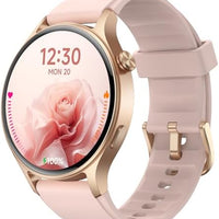 Fitpolo Smart Watch for Women,1.3" AMOLED Touchscreen Fitness Tracker, Make/Answer Calls, Heart Rate SpO2 Monitor, 3ATM Waterproof, Sleep & Activity Tracking Smartwatch for Android Phones iPhone