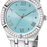 Ofertaza, GUESS Women's 36mm Watch - Silver Tone Blue Dial Silver Tone Case