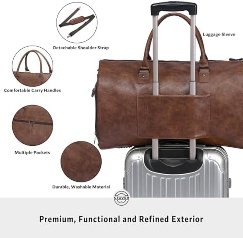 STOVER Garment Travel Duffle Bag, Large 2-in-1