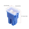 SING F LTD 4 Pieces Fuse Female Terminal Case 32V 100A Push Fit Cartridge Fuse for Replacing Cartridge Fuse in Automobiles and Trucks (Blue)