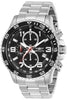 Invicta Men's 14875 Specialty Chronograph Black Textured Dial Stainless Steel Watch