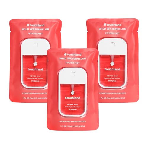 Touchland Hand Sanitizer Spray, Tropical Trio - 3 x 1 FL OZ