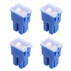 SING F LTD 4 Pieces Fuse Female Terminal Case 32V 100A Push Fit Cartridge Fuse for Replacing Cartridge Fuse in Automobiles and Trucks (Blue)