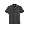 Lacoste Mens Seasonal Short Sleeve Classic Fit Monogram Polo