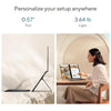 ASUS Zenbook DUO Laptop, Dual 14” OLED 3K 120Hz Touch Display, Intel Evo Certified, Intel Core Ultra 7 255H, Intel Arc Graphics, 32GB RAM, 1TB SSD, Windows 11, Inkwell Gray, UX8406CA-DS79T