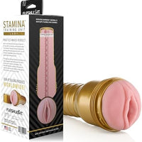 Fleshlight Stamina Training Unit Male Masturbator, Pink Lady | Sample Lube Included, Molded from Actual Actress, Exact Pornstar Replica, Male Masturbator, Stroker, Official Sex Toy for Men