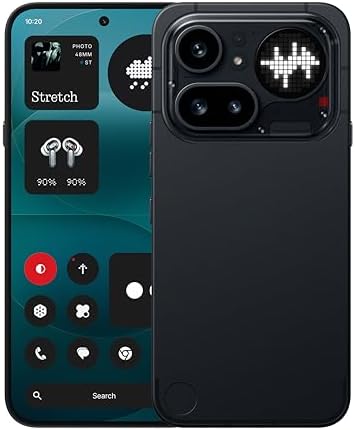 Nothing Phone (4a) Pro Cell Phone 2026 New, Unlocked Android 16 Smartphone, Triple-Lens Camera, AI Photo Edits, 6.83" 144Hz AMOLED Display, 5080mAh Battery, Dual-SIM Glyph Matrix (Black, 12+256GB)