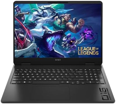 HP Omen 16 Slim Gaming Laptop: Core Ultra 7 255H, NVidia RTX 5060, 16GB DDR5 RAM, 1TB SSD, 16" Full HD+ 2K 100% sRGB 165Hz IPS Display