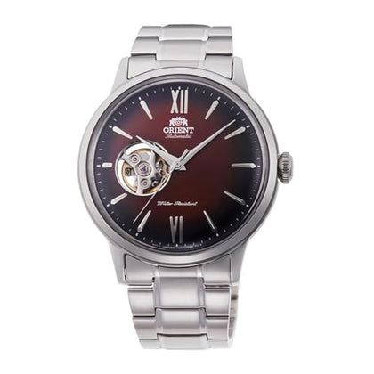 Orient Mens Analogue Automatic Watch with Stainless Steel Strap RA-AG0027Y10B, Steel Garnet, Bracelet