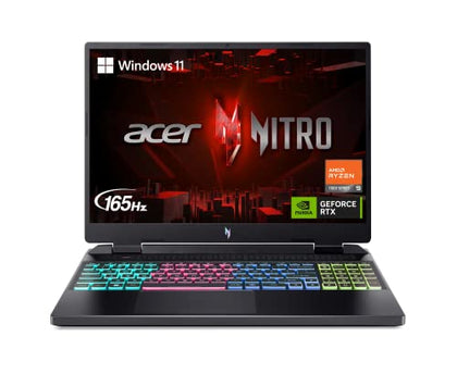 Acer Nitro 16 Gaming Laptop | AMD Ryzen 9 7940HS Octa-Core CPU | NVIDIA GeForce RTX 4070 Laptop GPU | 16