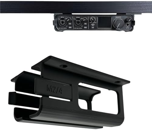 Desk Mount Kit for Motu M2 & M4 - Under Desk Mounting Brackets, Reverible - Secure Mounting Accessories