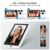 Wireless Vlog Selfie Monitor Screen for iPhone & Android, Bluetooth Remote, 180° Flip, Magnetic Stand, Wide Screen Mode, 1800mAh Battery, Rear Camera Live View for TikTok & YouTube (White)