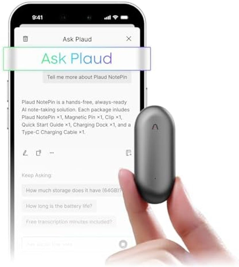 Plaud NotePin Voice Recorder