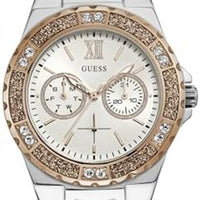 Ofertaza, GUESS Women's Stainless Steel + Stain Resistant Silicone Watch
