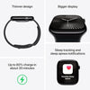 Apple Watch Series 10 [GPS + Cellular 42mm case] Smartwatch with Gold Titanium Case with Starlight Sport Band - S/M. Fitness Tracker, ECG App, Always-On Retina Display, Water Resistant