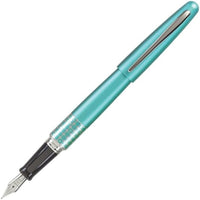 PILOT MR Retro Pop Collection Fountain Pen in Gift Box, Turquoise Barrel with Dots Accent, Fine Point Stainless Steel Ni