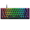 Razer Huntsman V3 Pro Mini 60% Gaming Keyboard: Analog Optical Switches w/Rapid Trigger & Adjustable Actuation - Onboard Adjustments - Dual-Purpose Mod Keys - Doubleshot PBT Keycaps - Black… (Renewed)