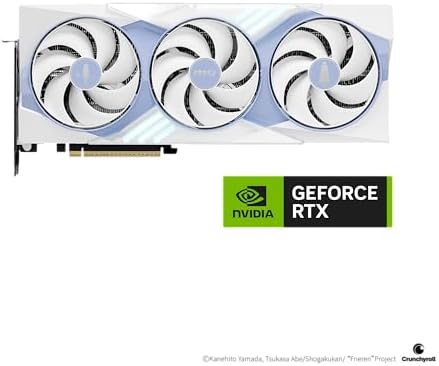 msi Gaming RTX 5070 TI 16G FRIEREN Edition OC Graphics Card (16GB GDDR7, 256-bit, Extreme Clock 2572 MHz, DisplayPort x 3 2.1a, HDMI 2.1b, NVIDIA Blackwell Architecture)