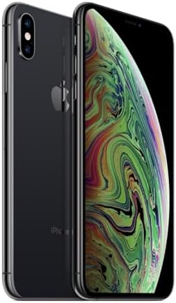 Apple iPhone XS Max, 64GB, Silver - Fully Unlocked (Renewed)